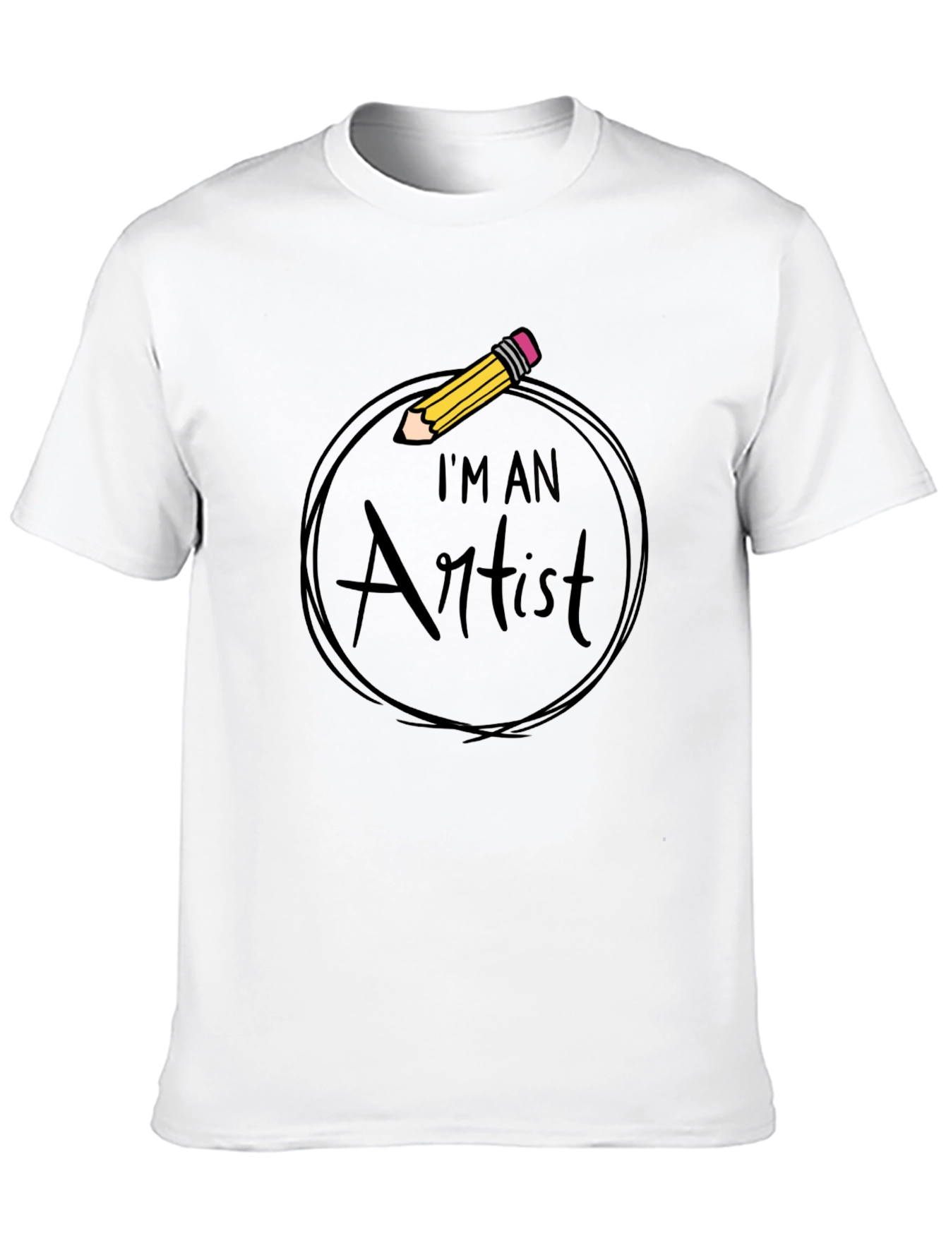 Im An Artist Graphic Tee - Black Cotton T-Shirt