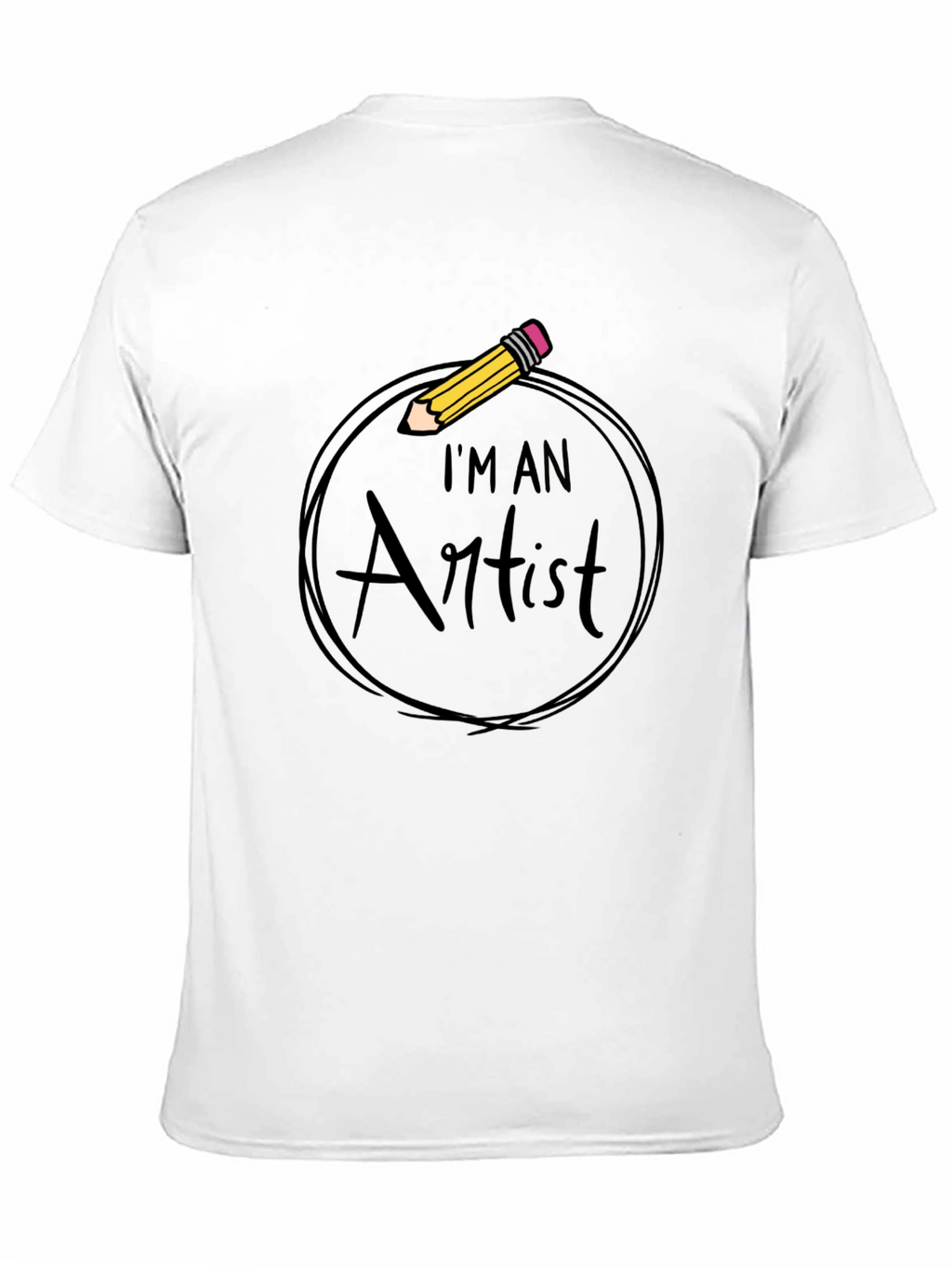 Im An Artist Graphic Tee - Black Cotton T-Shirt