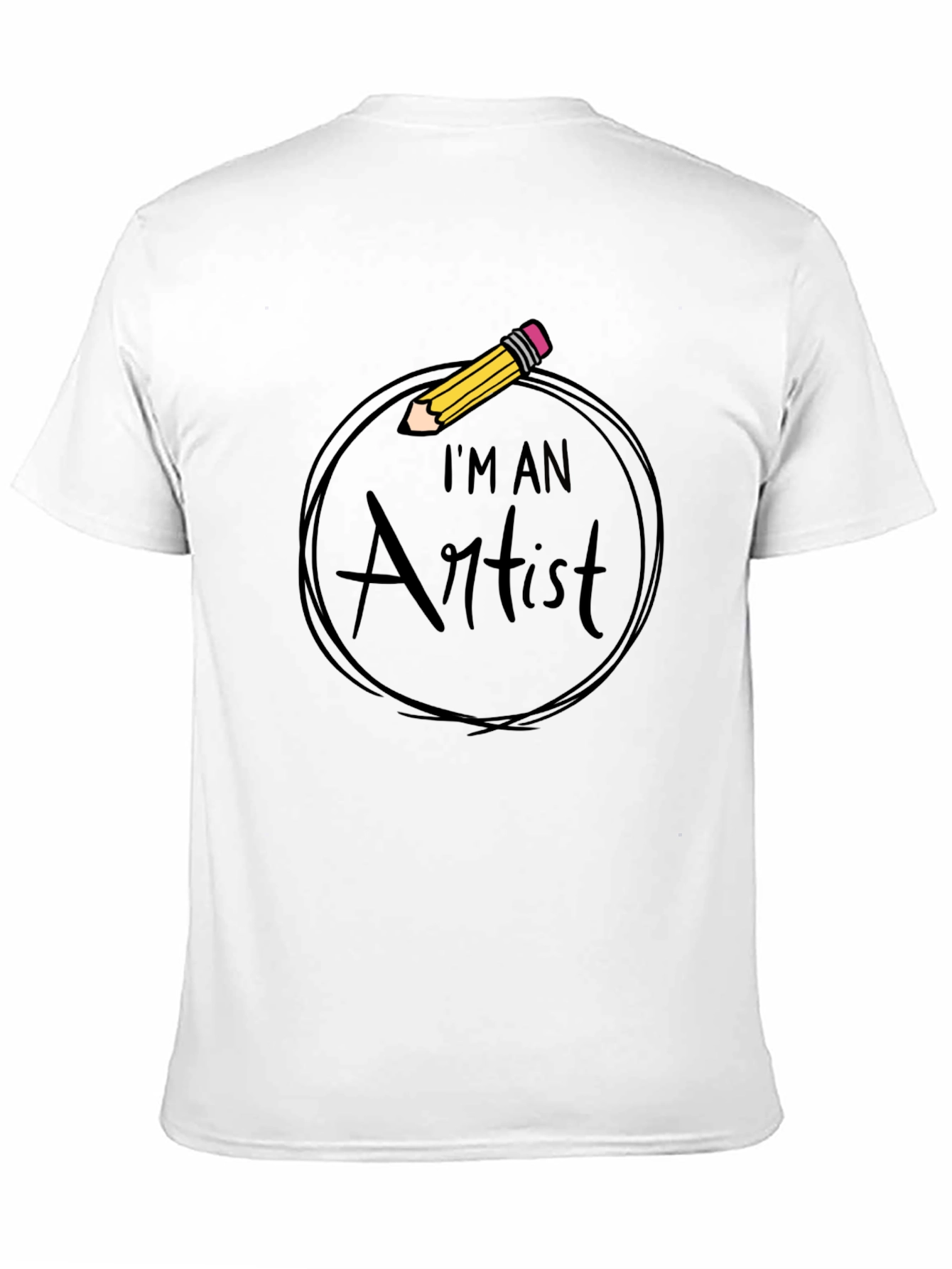 Im An Artist Graphic Tee - Black Cotton T-Shirt