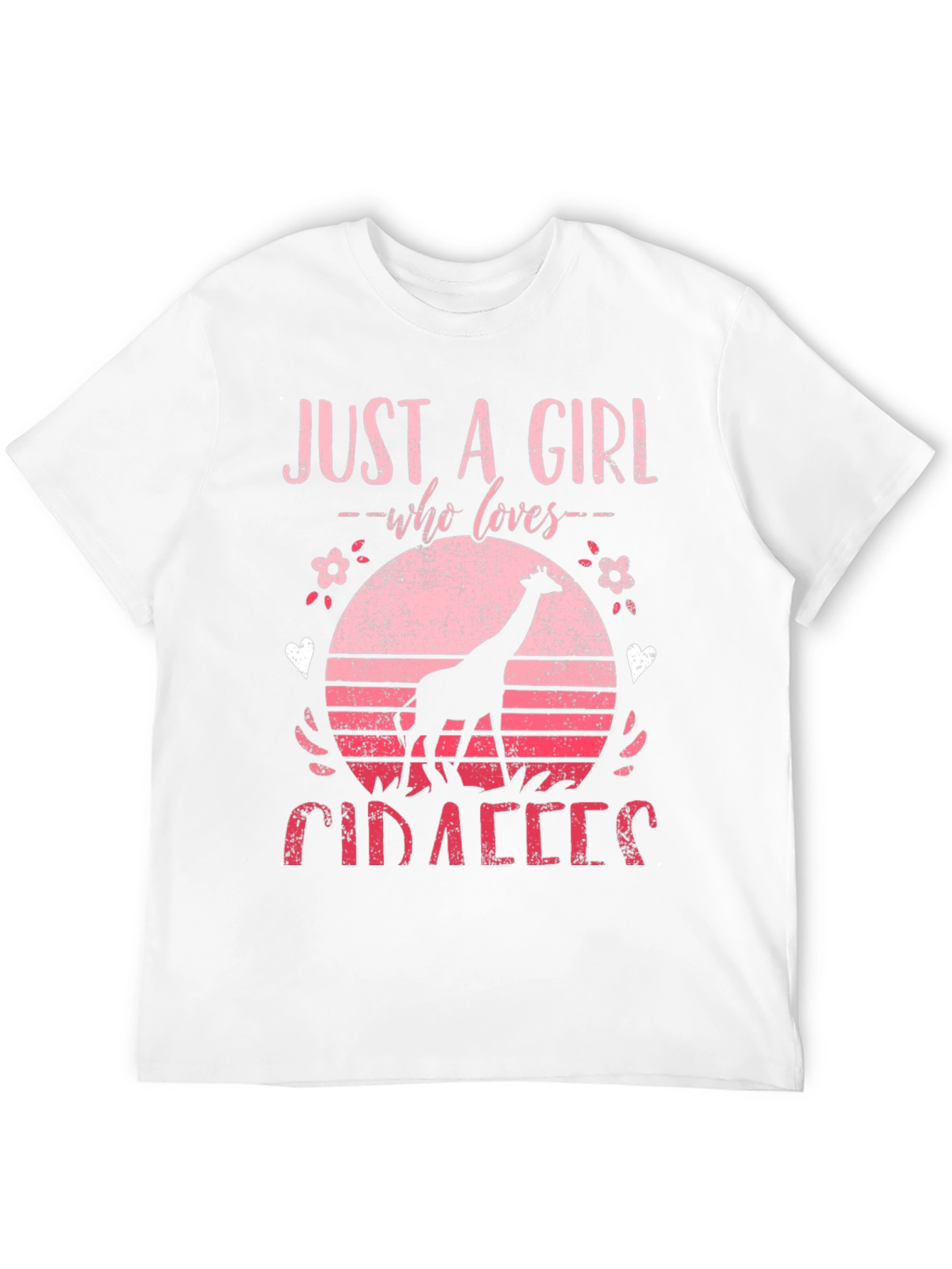 Just a Girl Who Loves Giraffes T-Shirt
