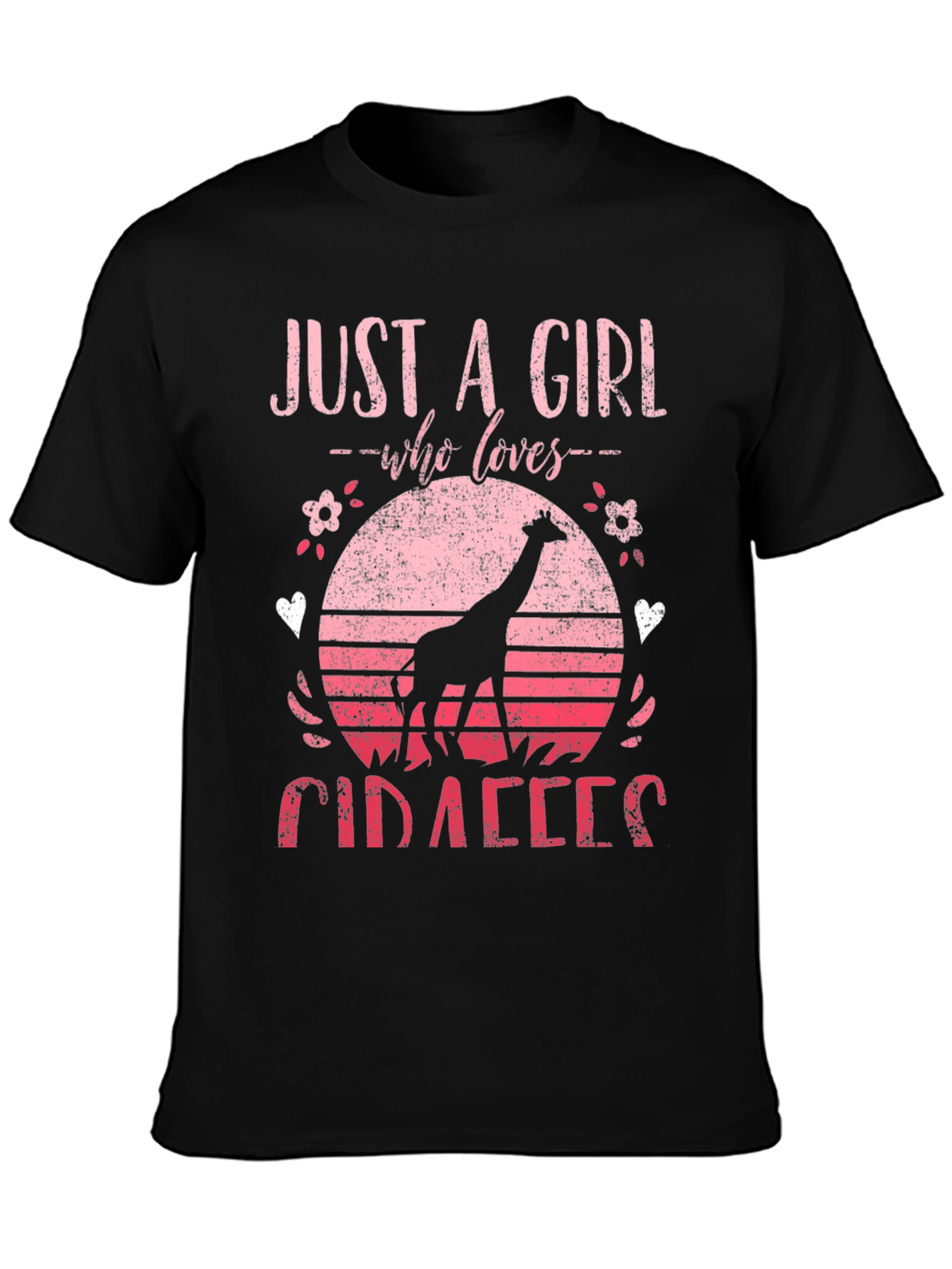 Just a Girl Who Loves Giraffes T-Shirt