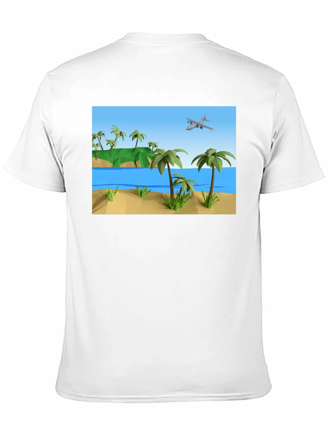 Tropical Island Plane T-Shirt