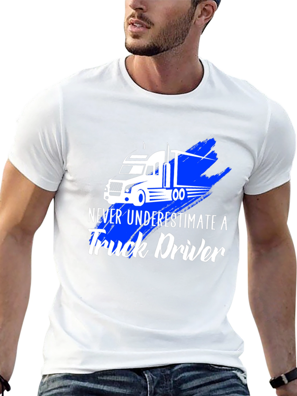Never Underestimate a Truck Driver T-Shirt