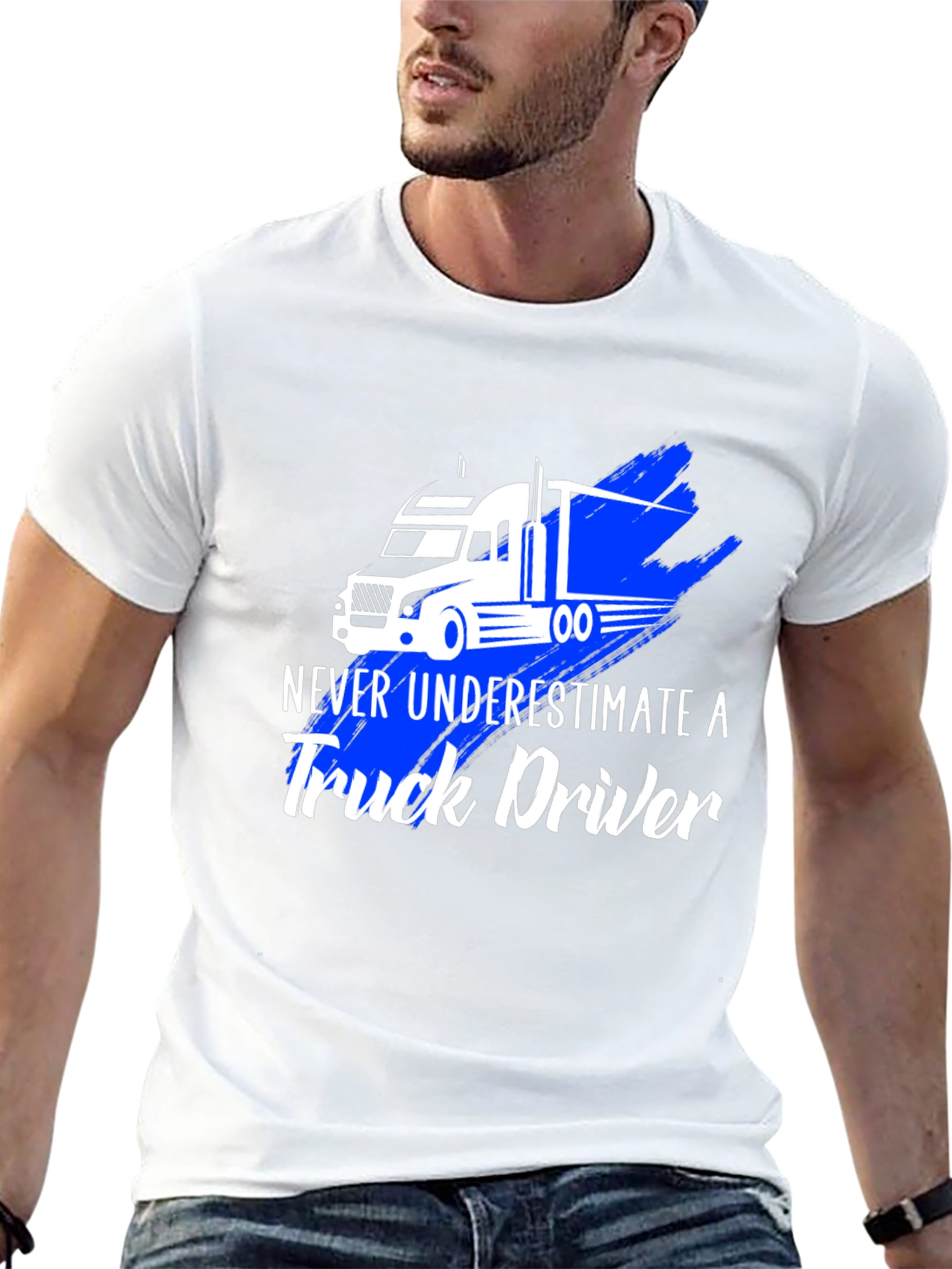 Never Underestimate a Truck Driver T-Shirt