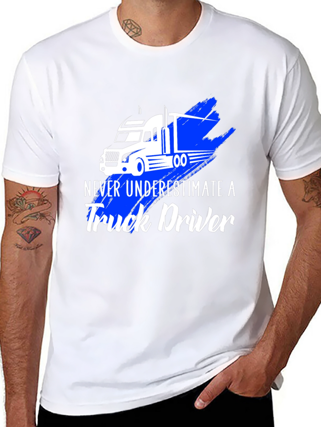 Never Underestimate a Truck Driver T-Shirt
