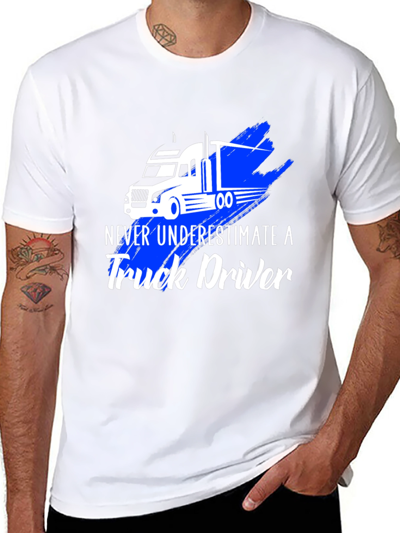 Never Underestimate a Truck Driver T-Shirt