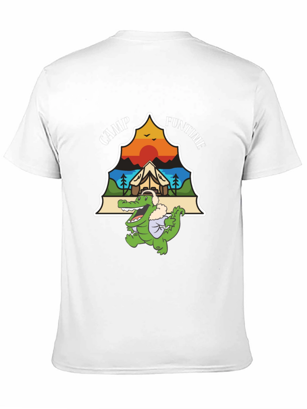 Camp Funtime Alligator Graphic T-Shirt