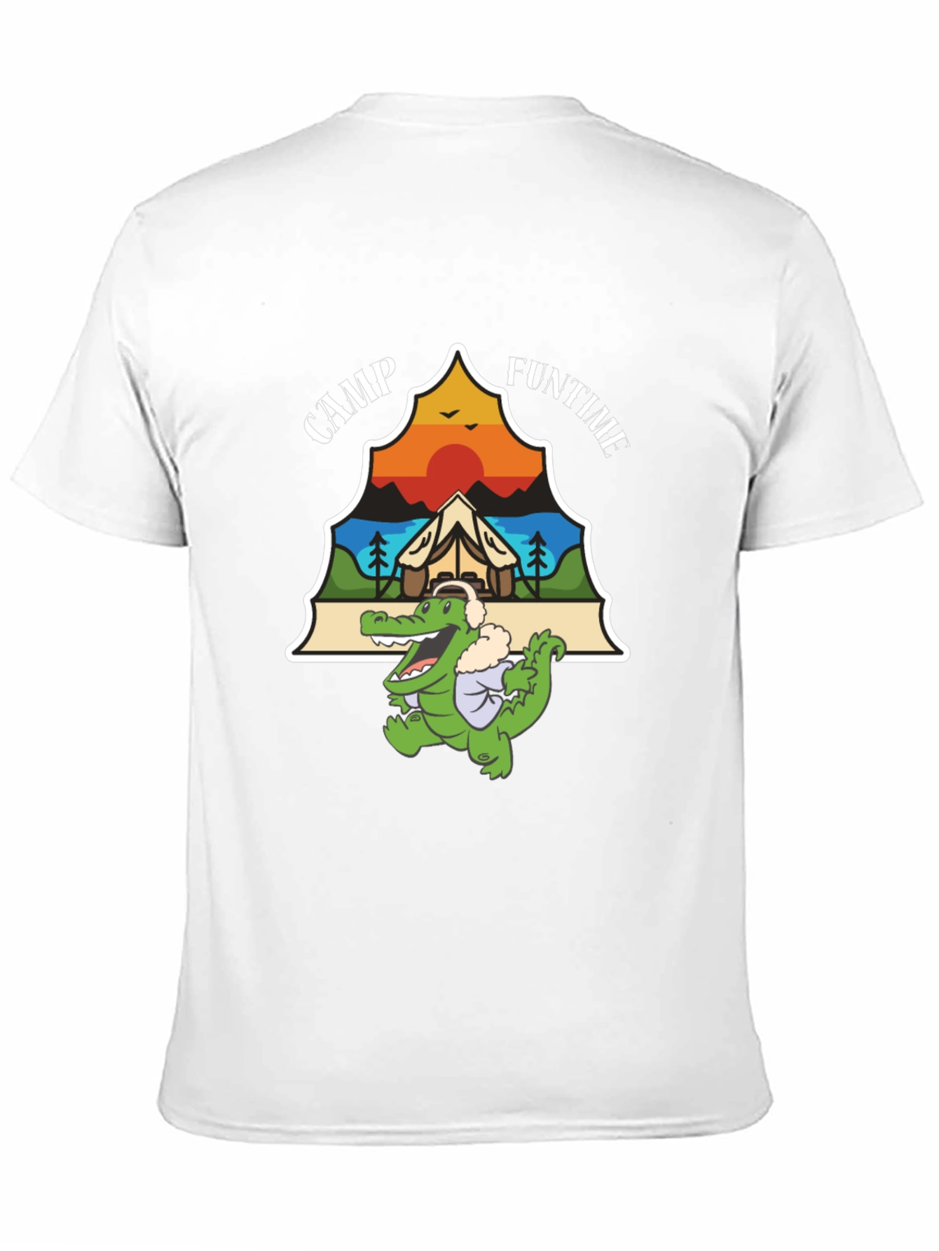 Camp Funtime Alligator Graphic T-Shirt