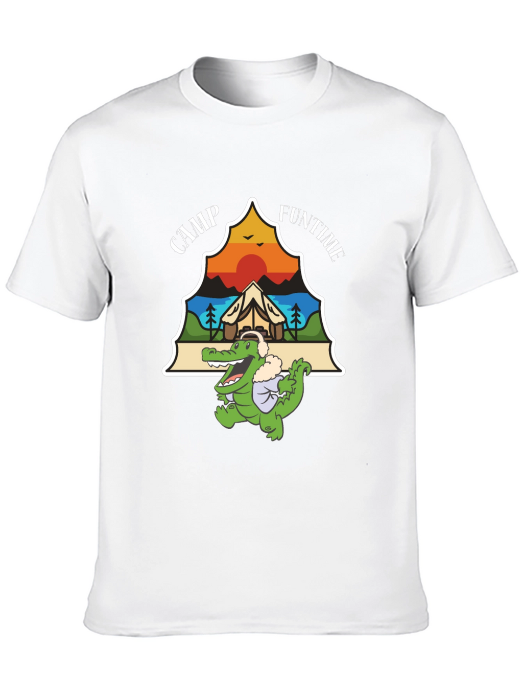 Camp Funtime Alligator Graphic T-Shirt
