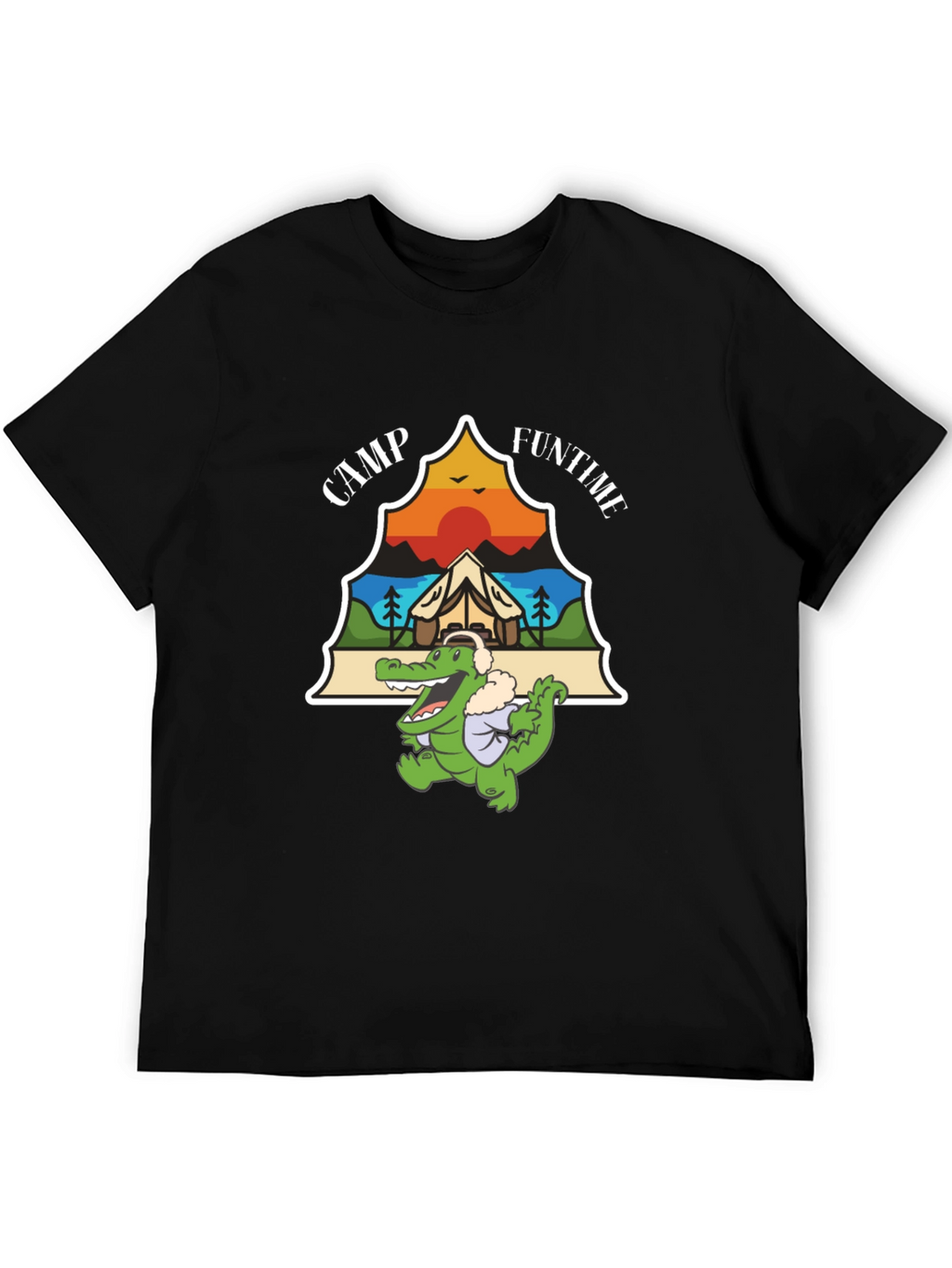 Camp Funtime Alligator Graphic T-Shirt