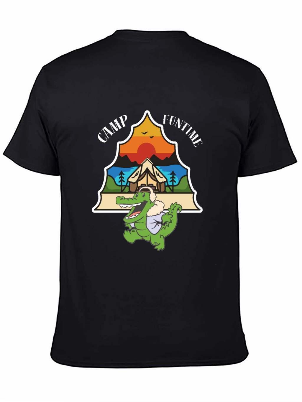 Camp Funtime Alligator Graphic T-Shirt