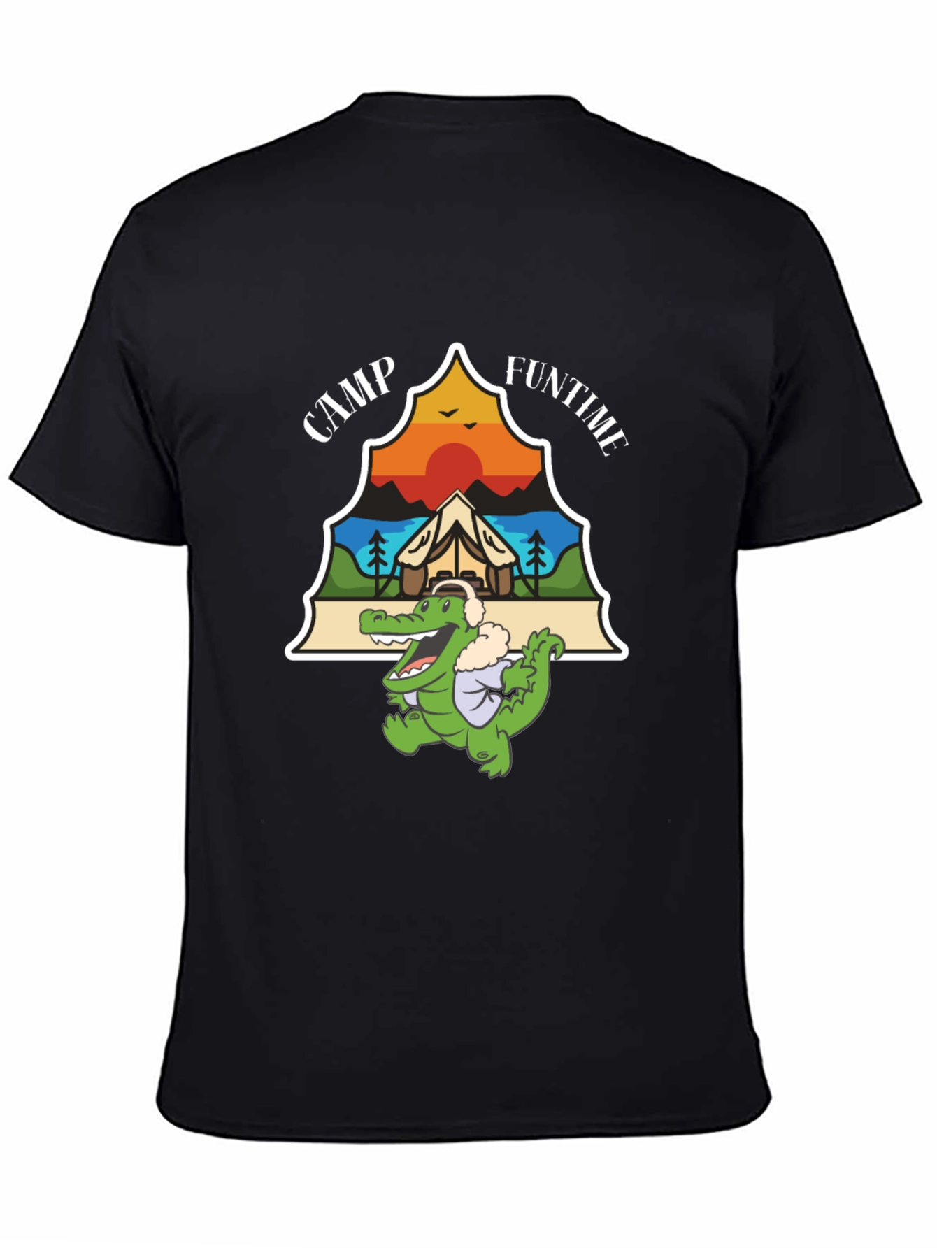 Camp Funtime Alligator Graphic T-Shirt