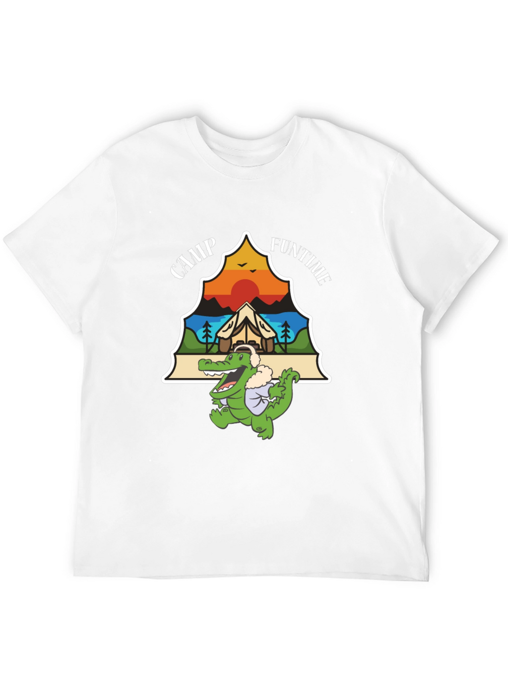 Camp Funtime Alligator Graphic T-Shirt