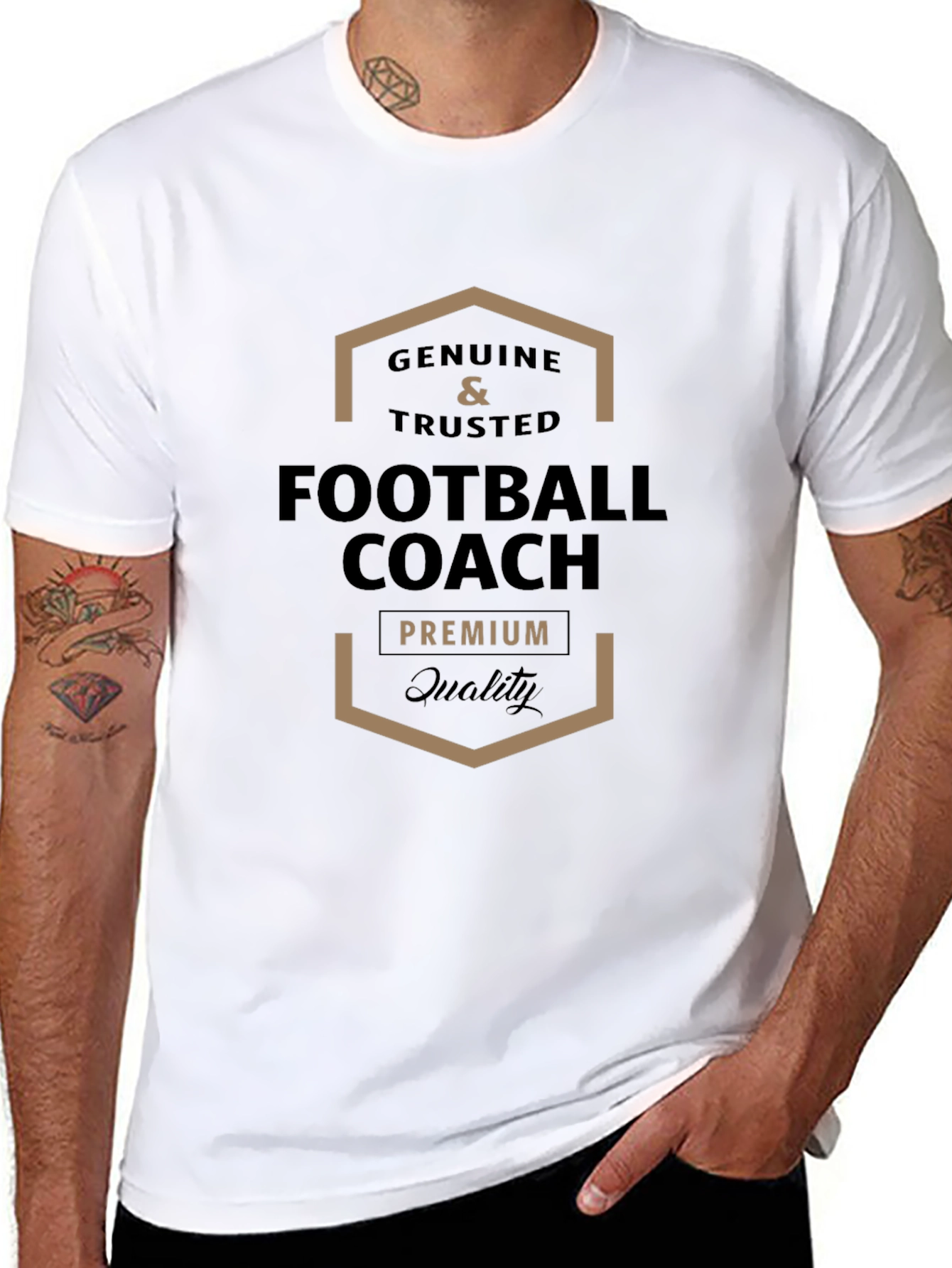 Genuine Football Coach T-Shirt - Premium Quality Design