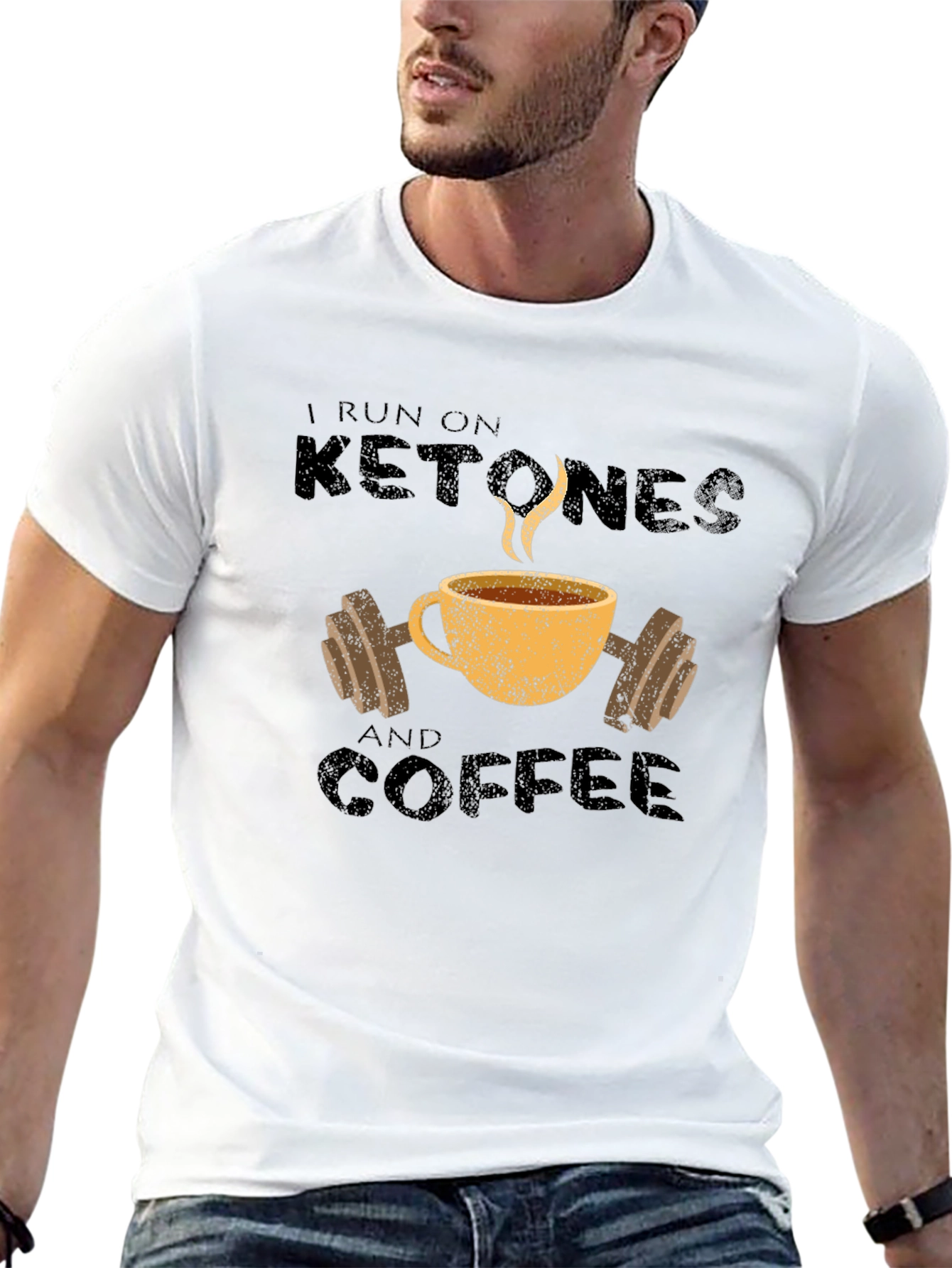 Ketones and Coffee T-Shirt - Gym Lover Tee