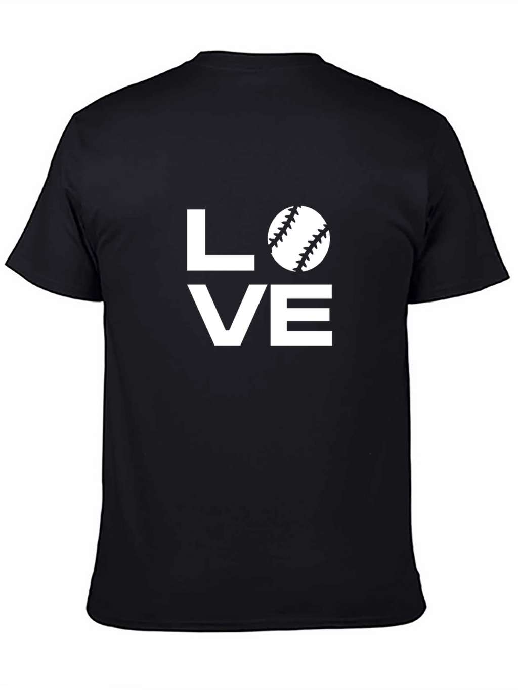 Love Baseball Graphic Tee - Black