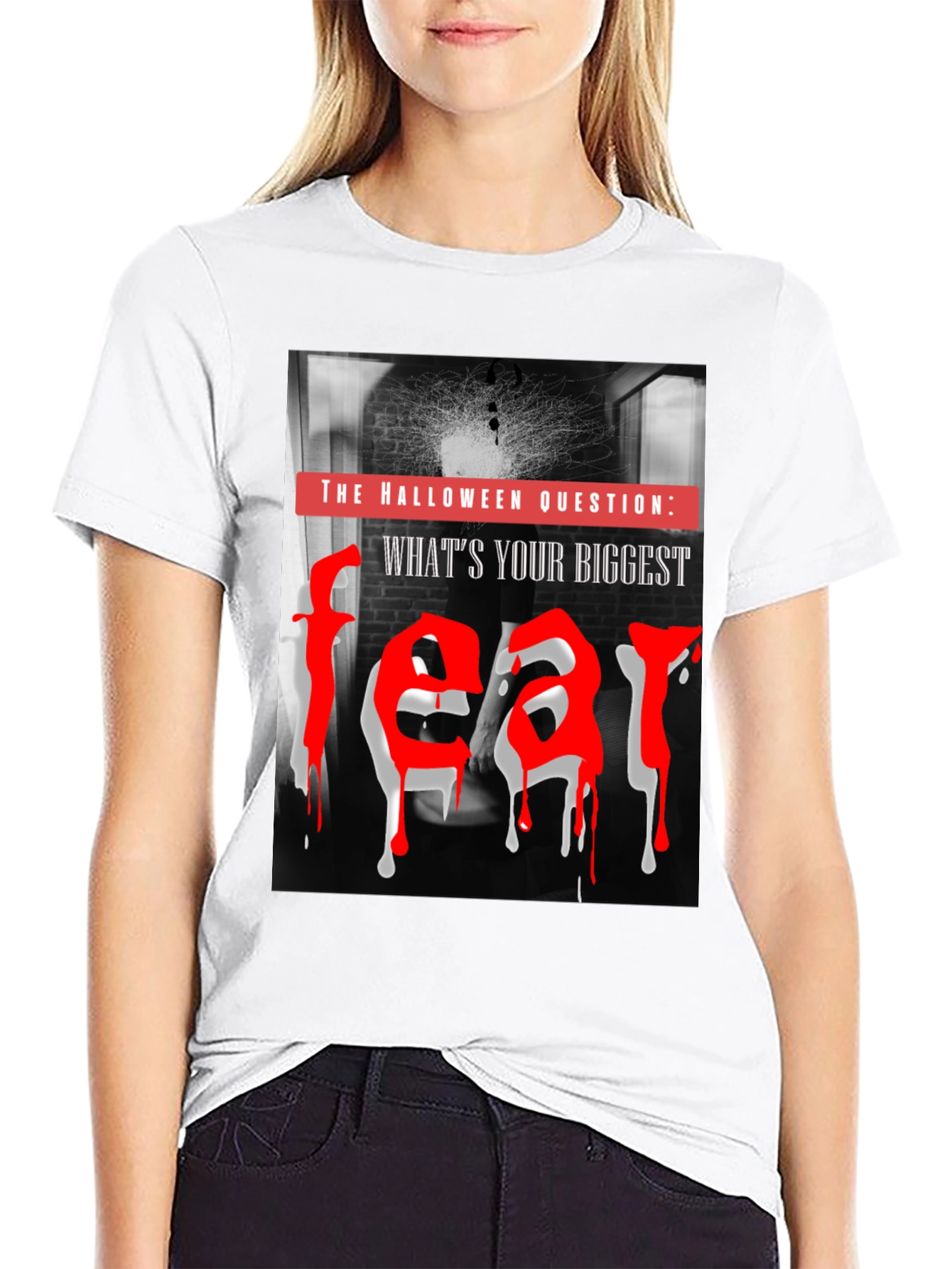 Halloween Fear T-Shirt - Spooky Graphic Tee