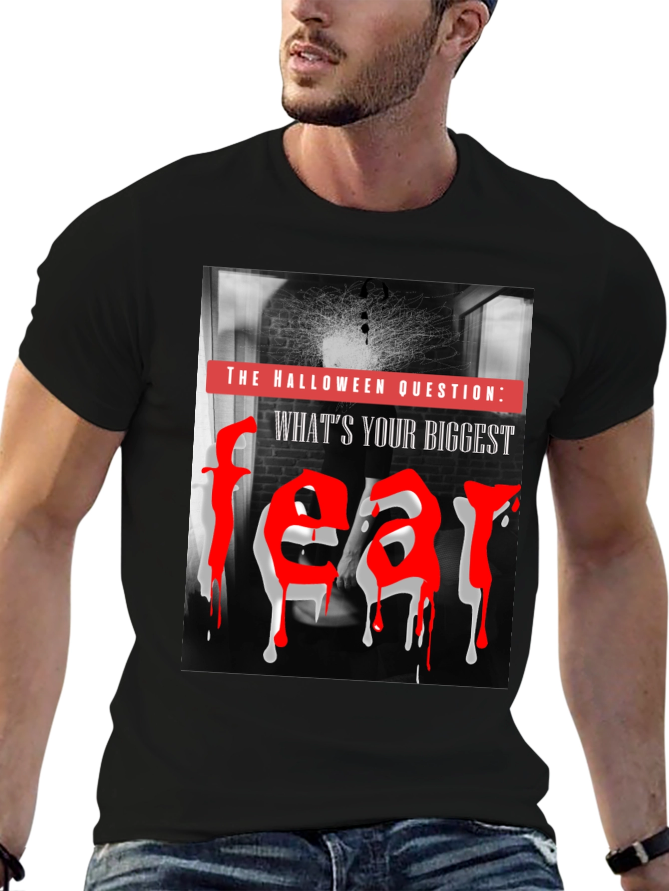 Halloween Fear T-Shirt - Spooky Graphic Tee