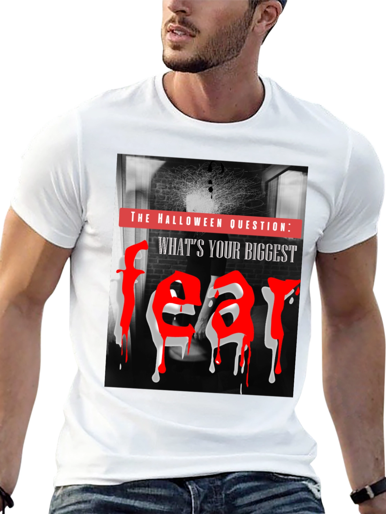 Halloween Fear T-Shirt - Spooky Graphic Tee