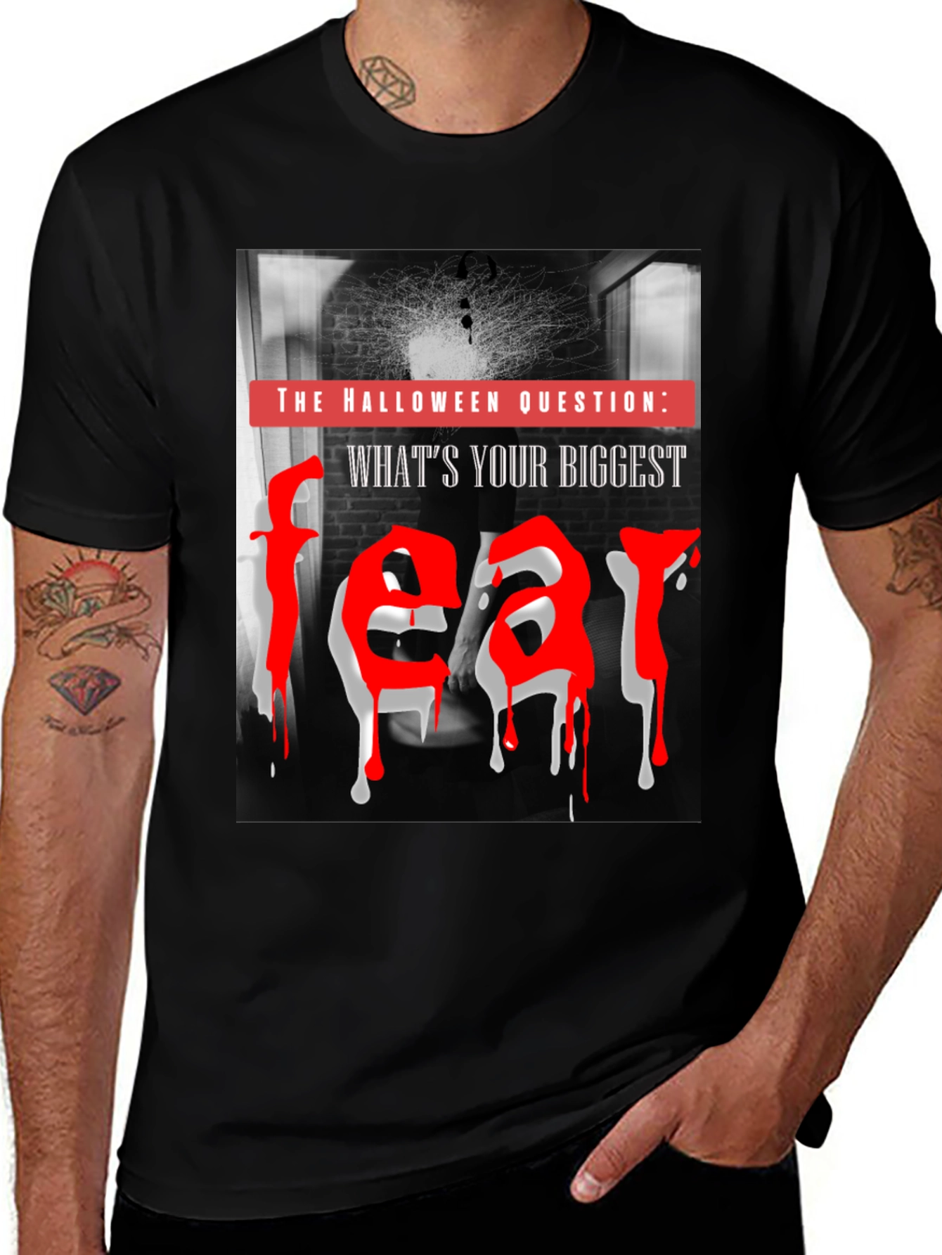 Halloween Fear T-Shirt - Spooky Graphic Tee