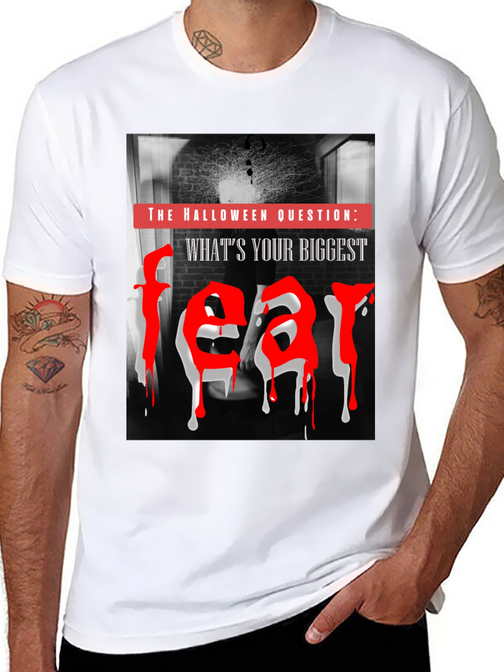 Halloween Fear T-Shirt - Spooky Graphic Tee