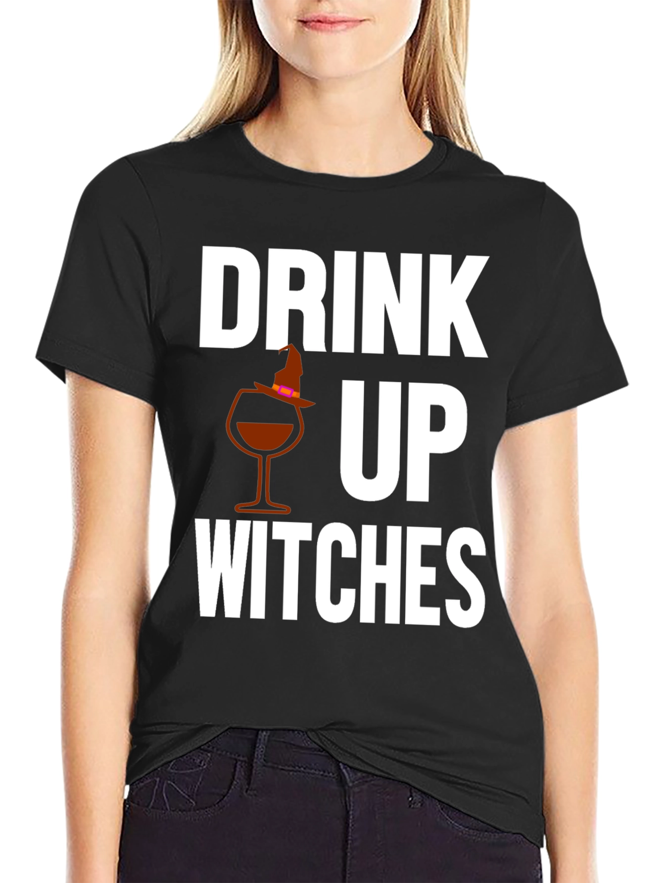 Drink Up Witches Graphic T-Shirt