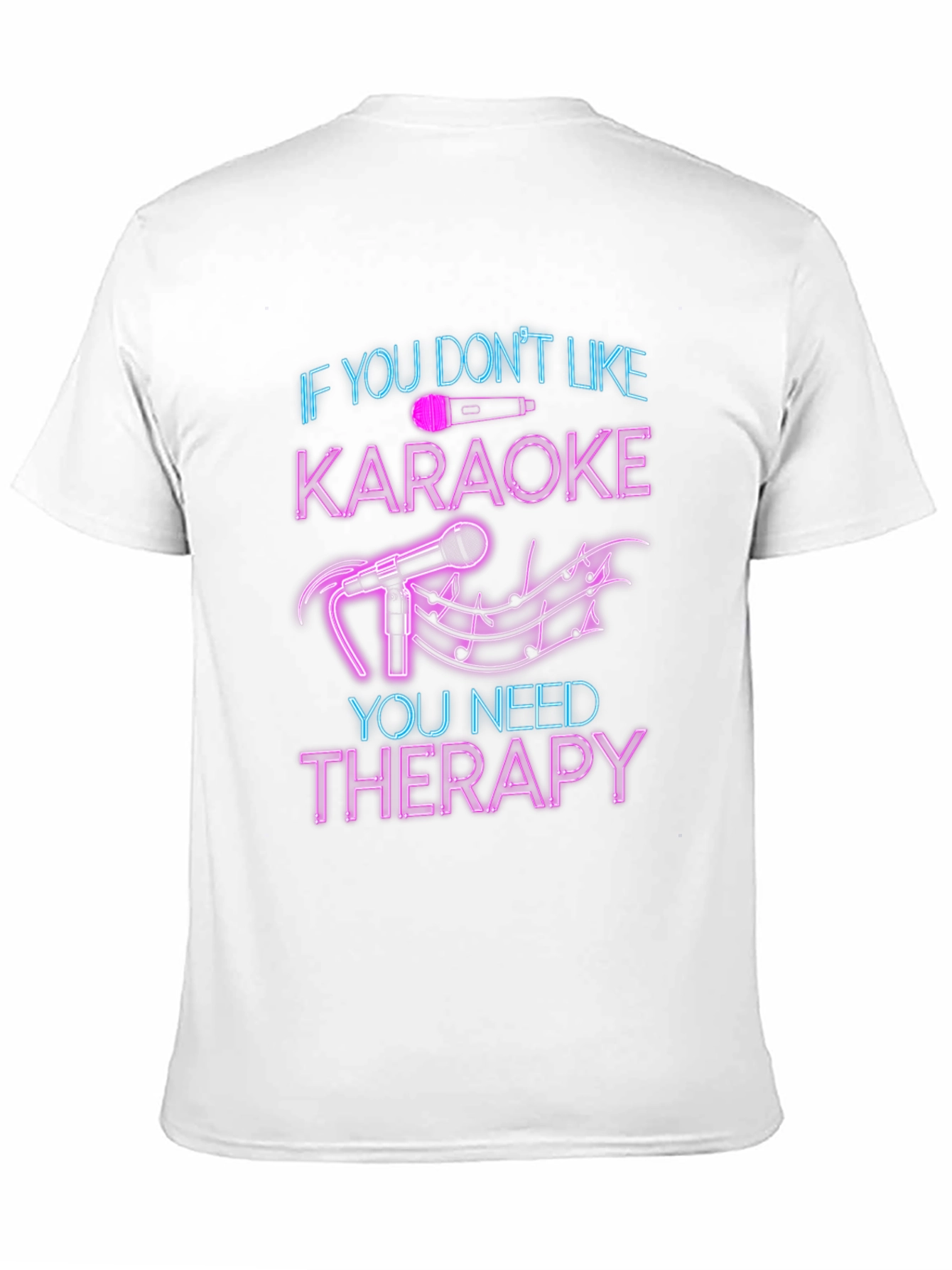 Karaoke Therapy T-Shirt - Funny Music Lover Tee