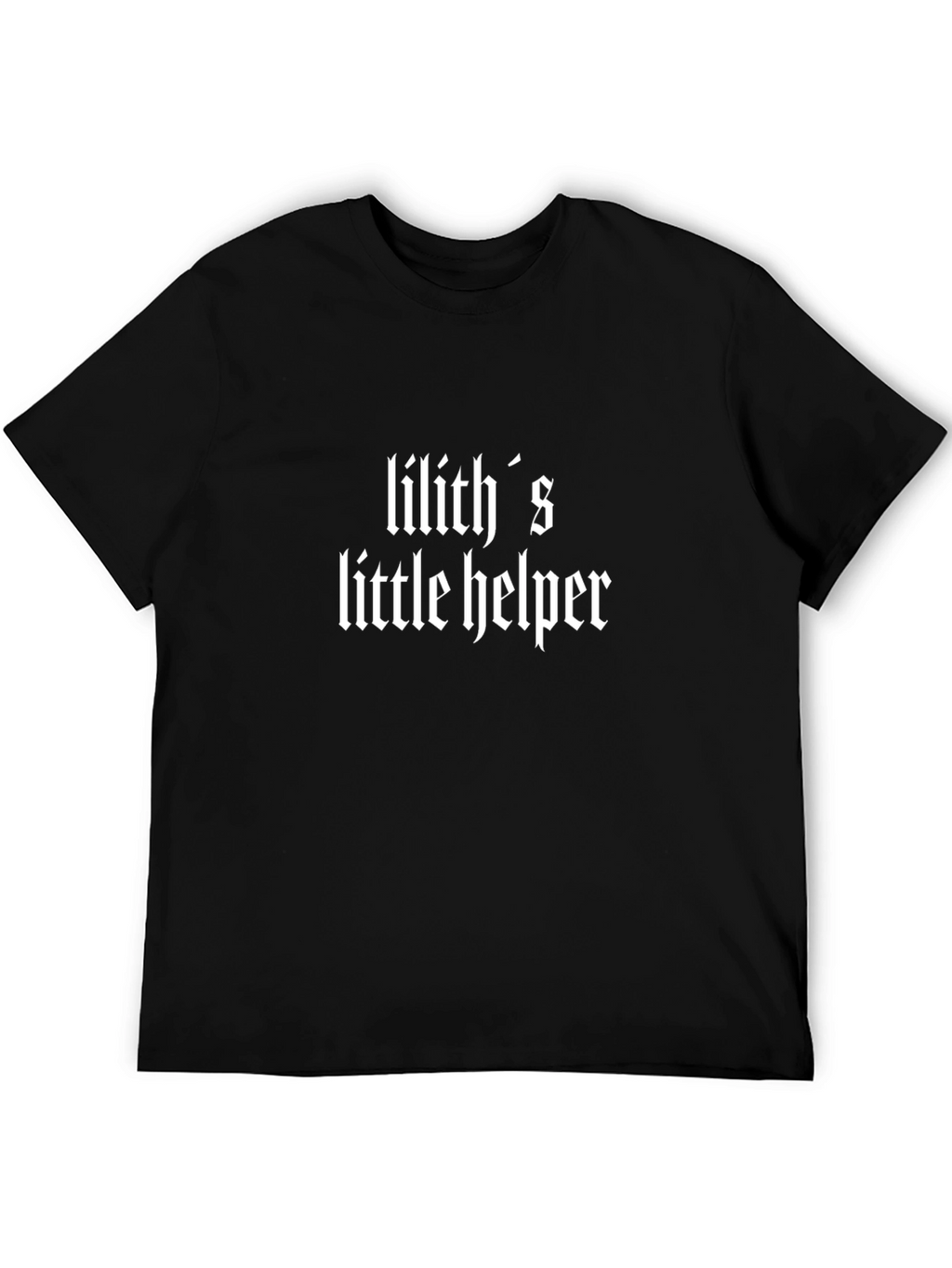 Liliths Little Helper Black Graphic T-Shirt