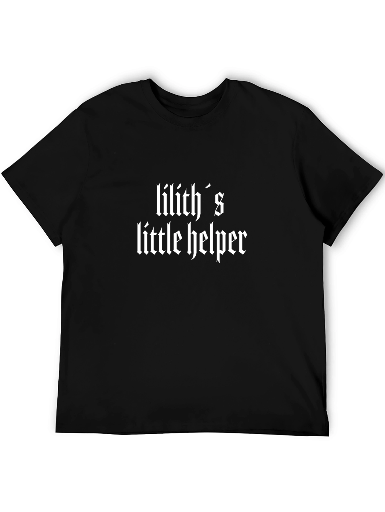 Liliths Little Helper Black Graphic T-Shirt