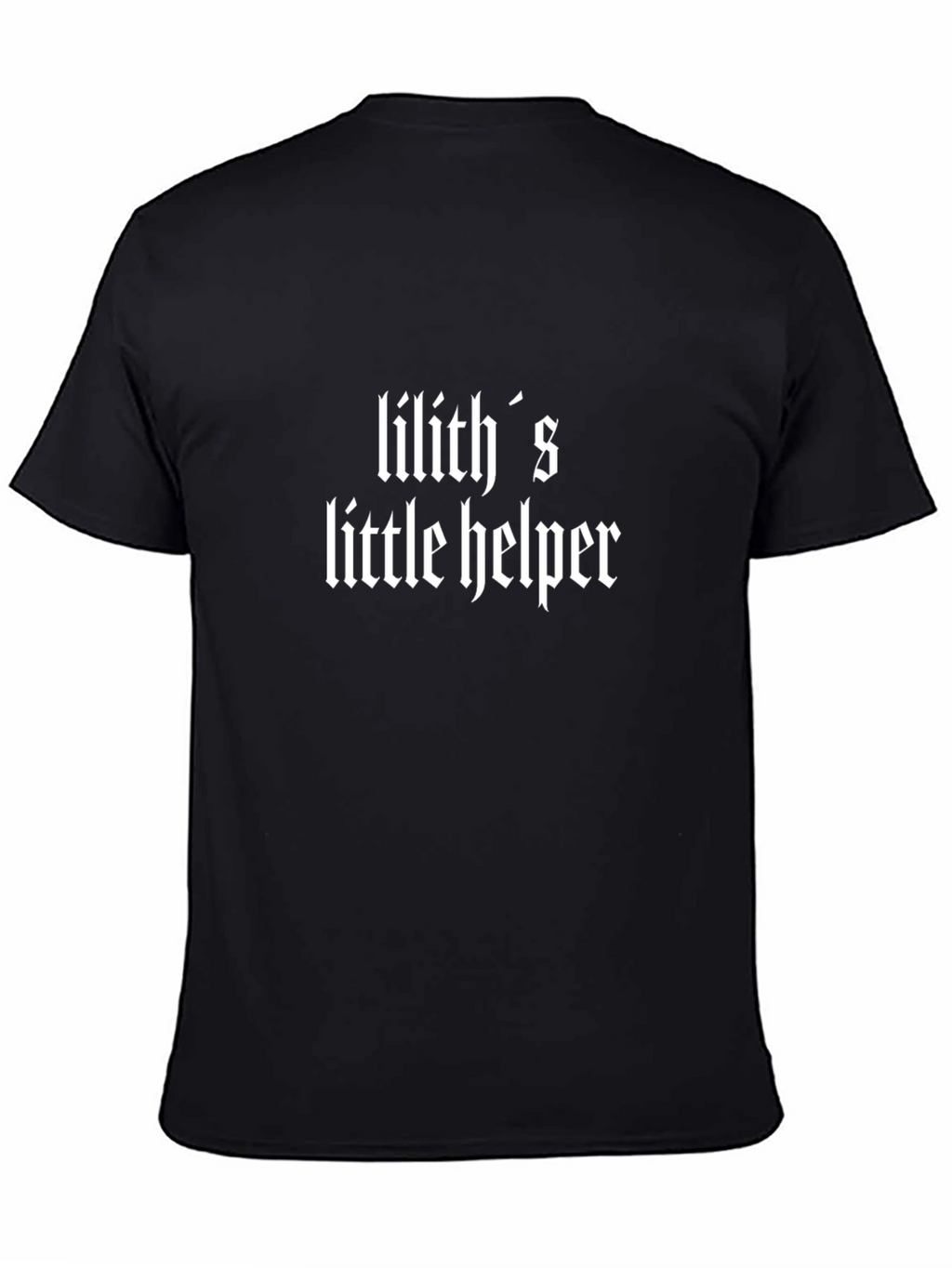 Liliths Little Helper Black Graphic T-Shirt