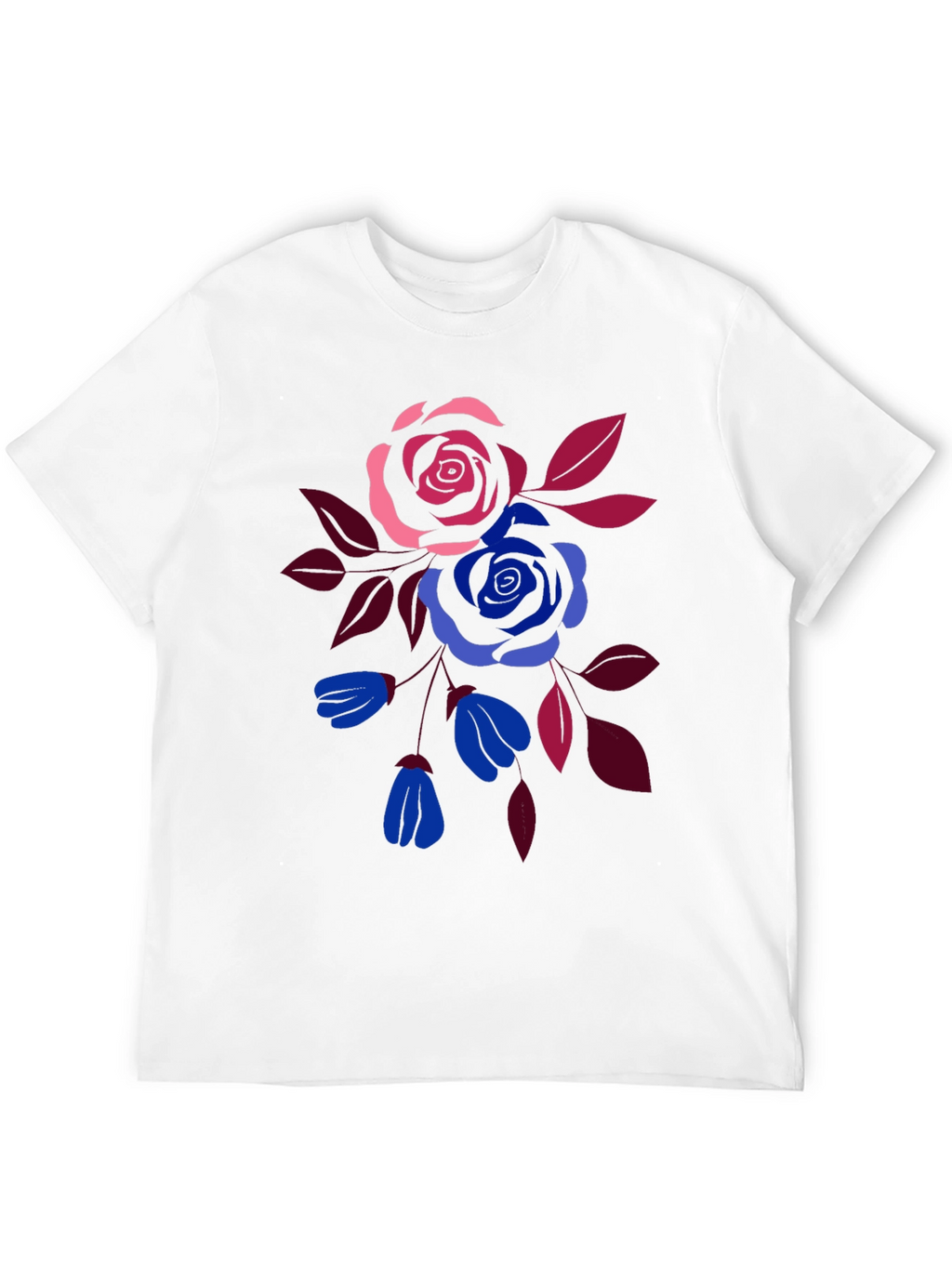 Floral Print Crew Neck T-Shirt