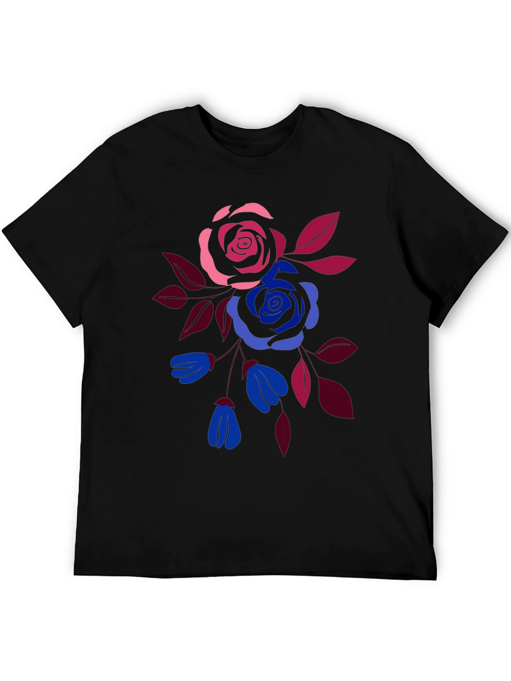 Floral Print Crew Neck T-Shirt