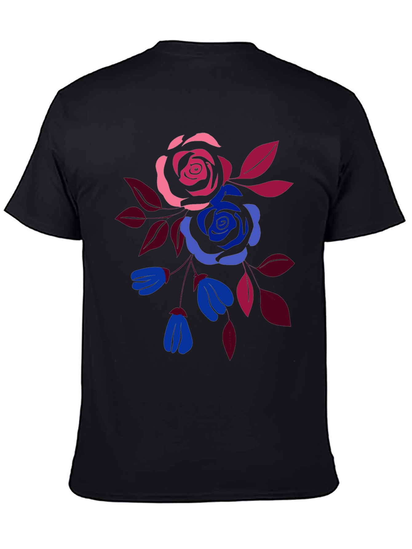 Floral Print Crew Neck T-Shirt