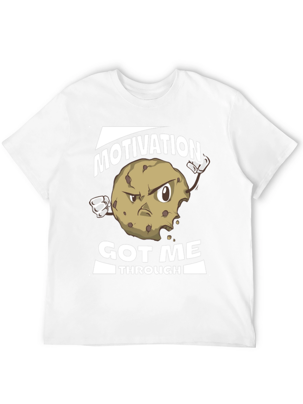 Motivation Cookie Black T-Shirt - Funny Workout Tee