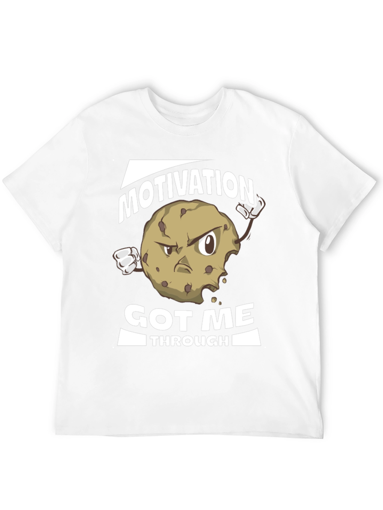 Motivation Cookie Black T-Shirt - Funny Workout Tee