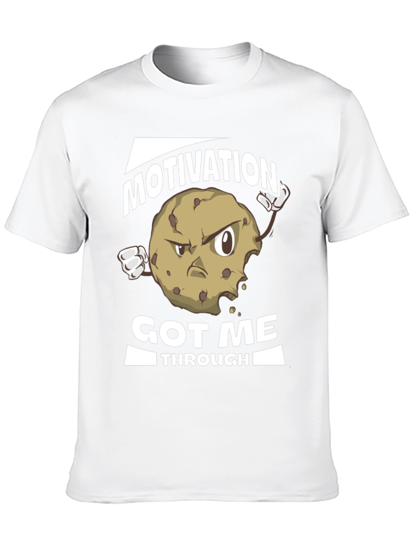 Motivation Cookie Black T-Shirt - Funny Workout Tee