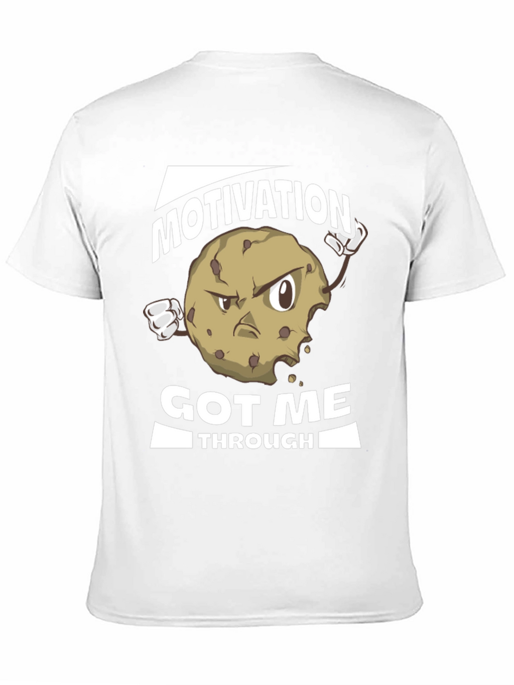 Motivation Cookie Black T-Shirt - Funny Workout Tee