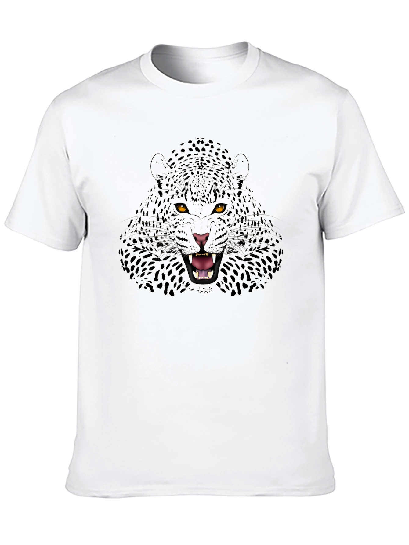 Black Panther Graphic Print Mens T-Shirt