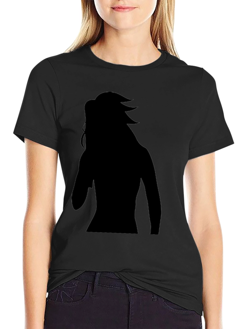 Silhouette Graphic Tee - Black Unisex T-Shirt