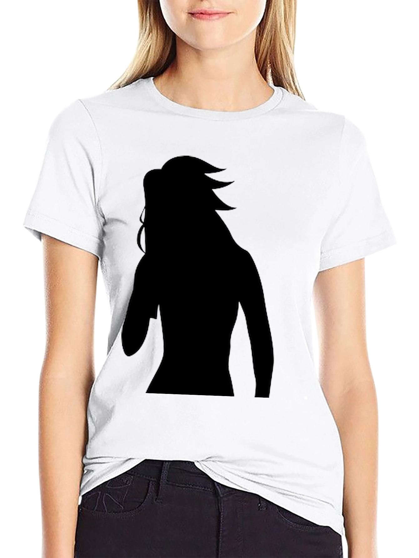 Silhouette Graphic Tee - Black Unisex T-Shirt