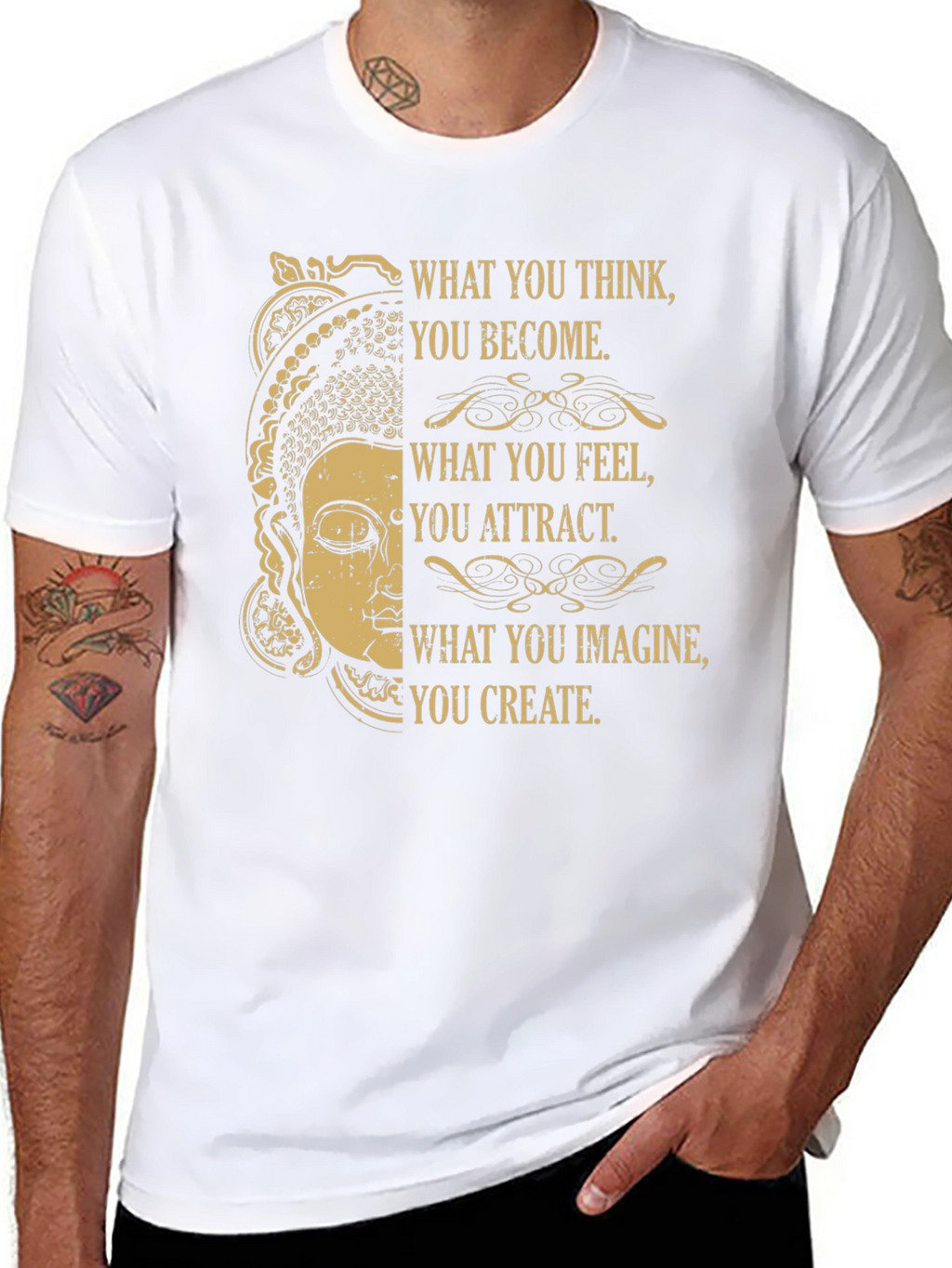 Buddha Inspirational T-Shirt - You Become