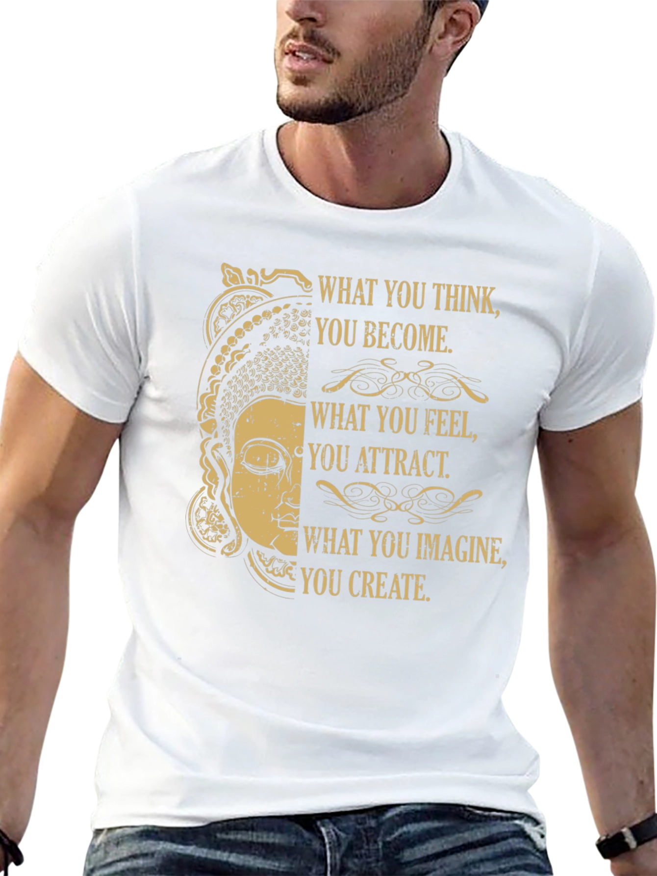 Buddha Inspirational T-Shirt - You Become