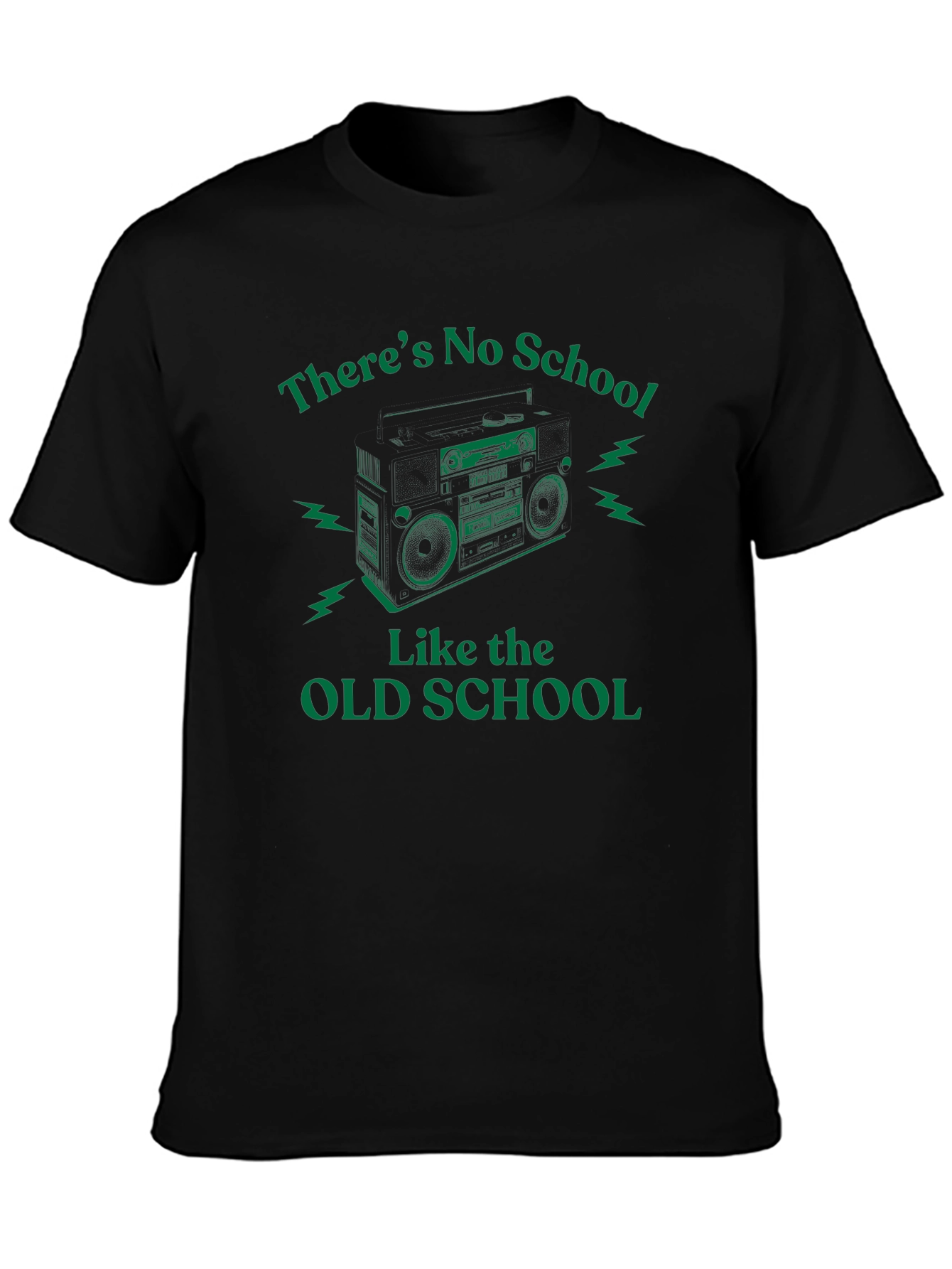 Retro Boombox T-Shirt - No School Like the Old School