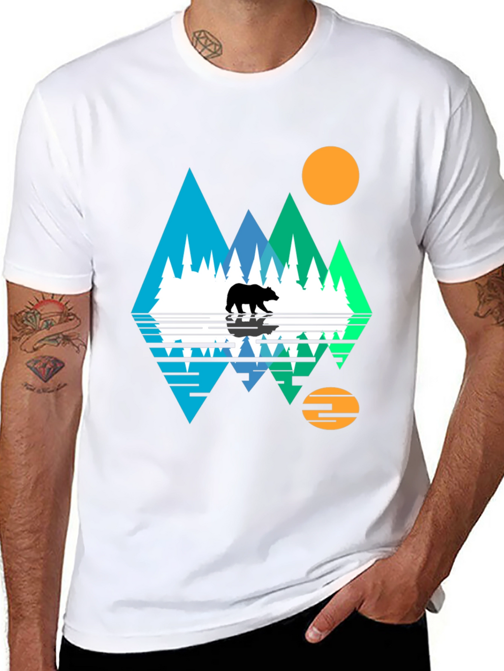 Bear Mountain Graphic T-Shirt