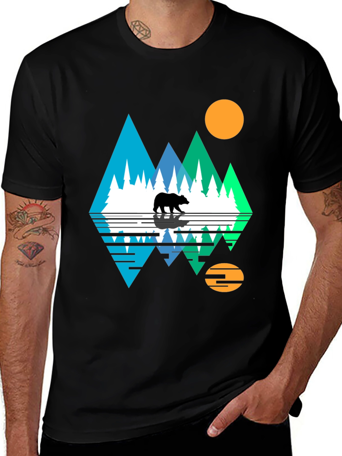Bear Mountain Graphic T-Shirt