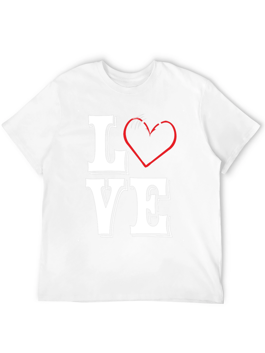 LOVE Graphic Tee - Black Cotton Blend