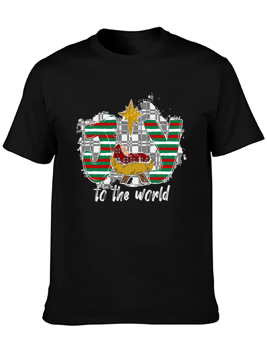 Joy To The World Nativity Christmas T-Shirt