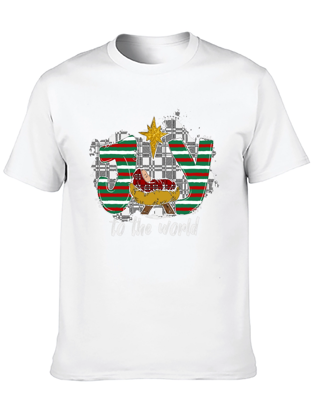 Joy To The World Nativity Christmas T-Shirt