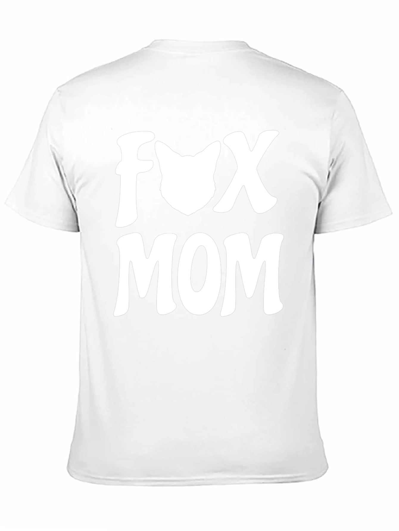 Fox Mom Graphic T-Shirt - Black