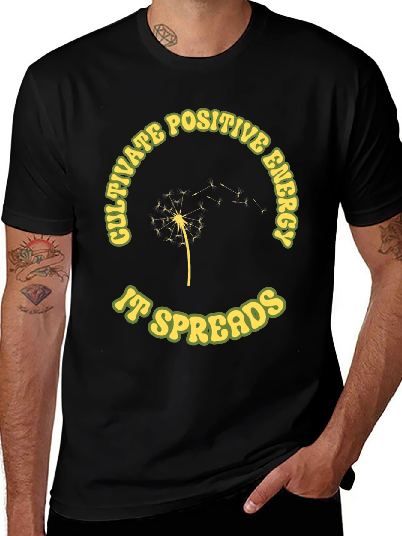 Cultivate Positive Energy Graphic Tee